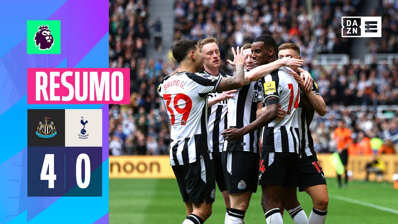 Resumo | Newcastle 4-0 Tottenham | Premier League 23/24