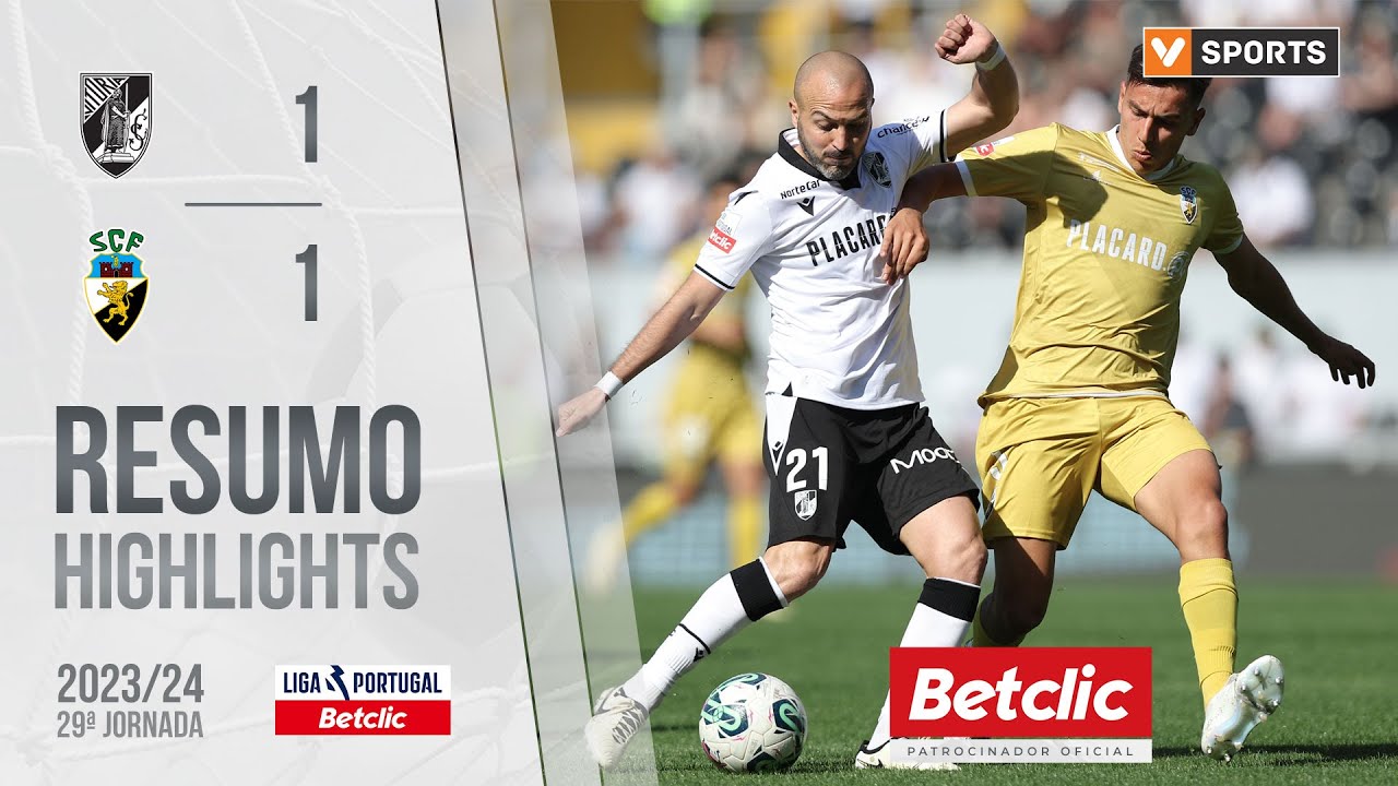 Resumo: Vit&oacute;ria SC 1-1 Farense (Liga 23/24 #29)