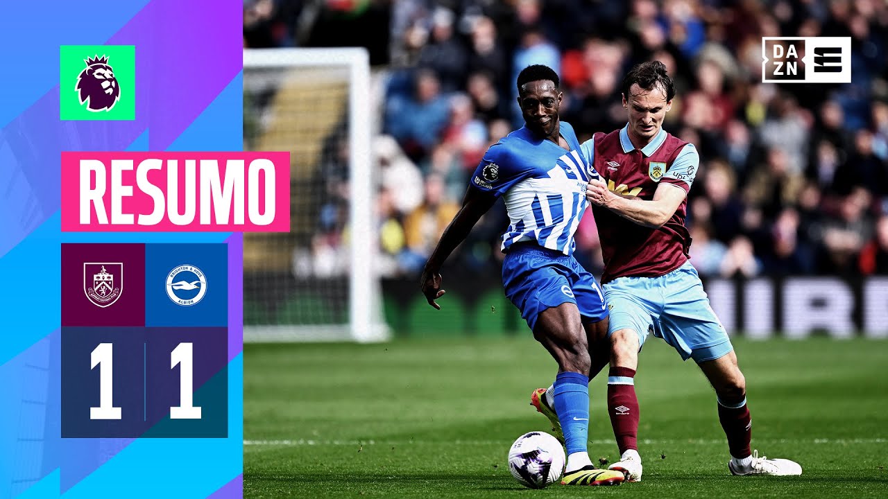 Resumo | Burnley 1-1 Brighton | Premier League 23/24
