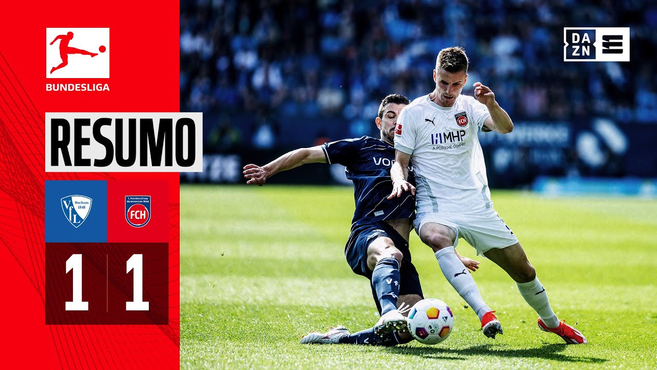 Resumo | Bochum 1-1 Heidenheim | Bundesliga 23/24
