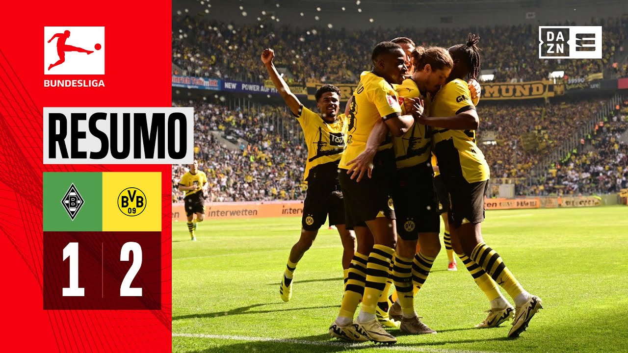 Resumo | Borussia Monchengladbach 1-2 Dortmund | Bundesliga 23/24