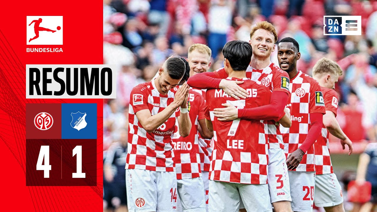 Resumo | Mainz 4-1 Hoffenheim | Bundesliga 23/24
