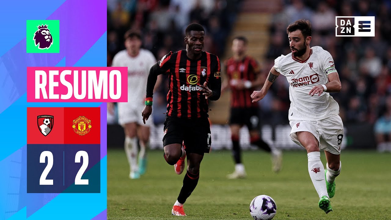 Resumo | Bournemouth 2-2 Man United | Premier League 23/24