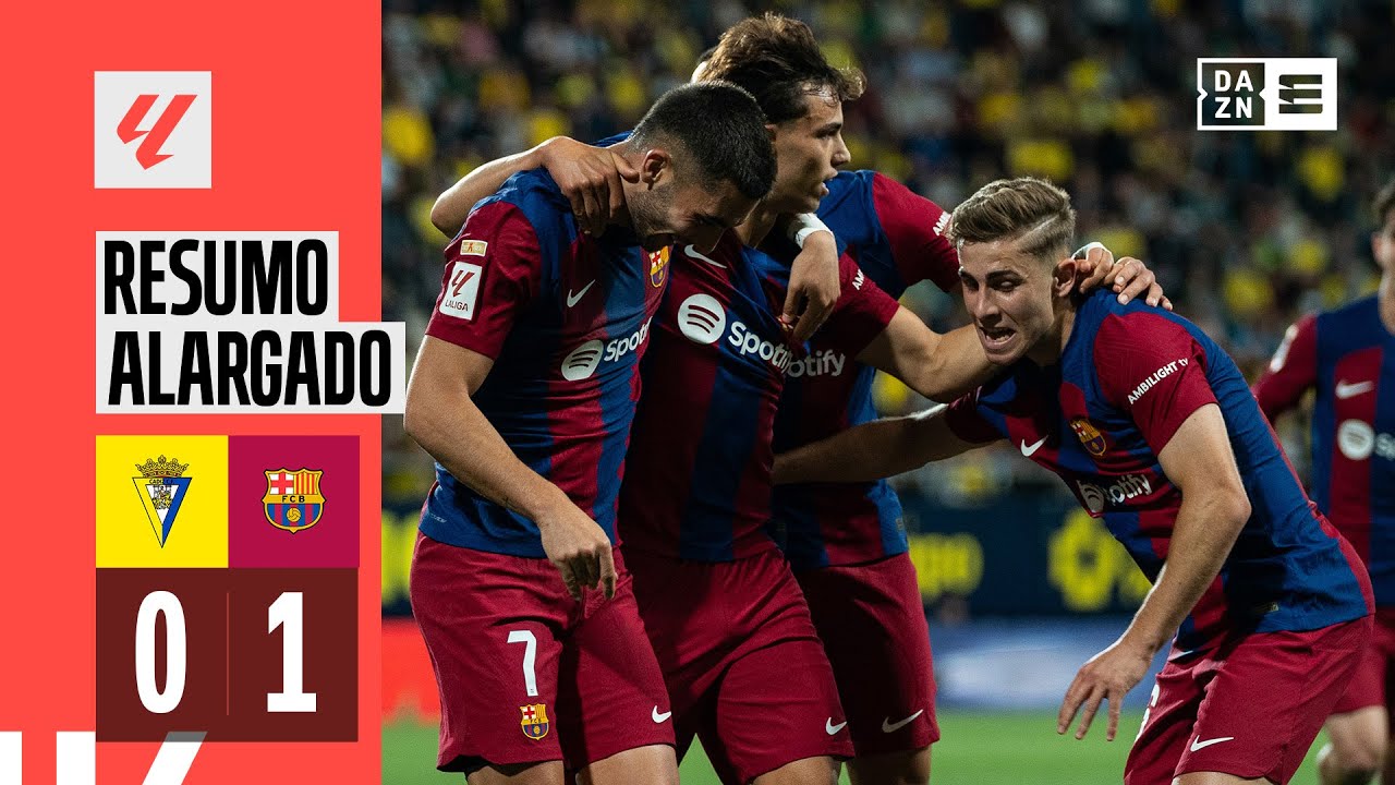 Resumo alargado | C&aacute;diz 0-1 Barcelona | LaLiga 23/24