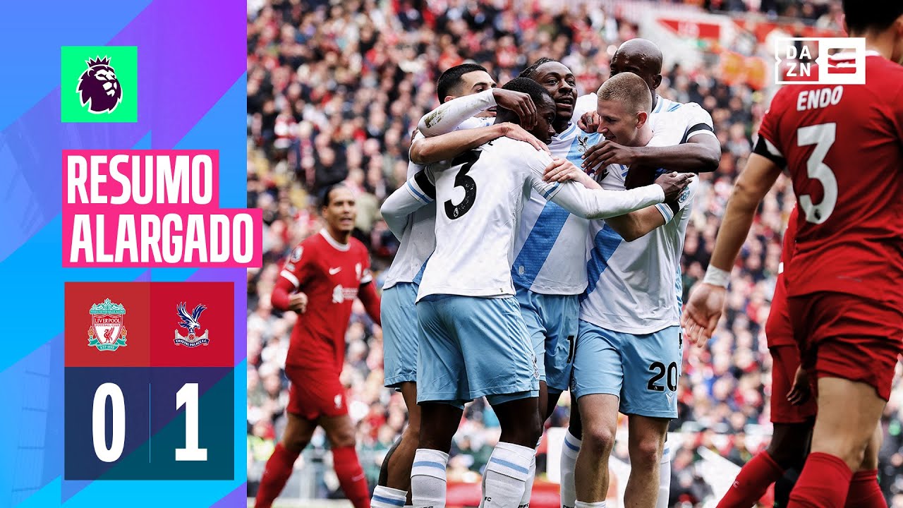 Resumo alargado | Liverpool 0-1 Crystal Palace | Premier League 23/24