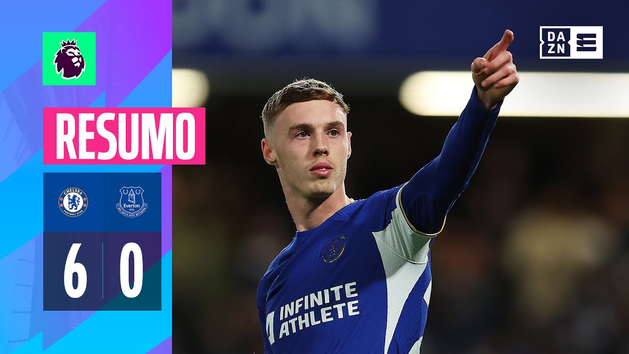 Resumo | Chelsea 6-0 Everton | Premier League 23/24