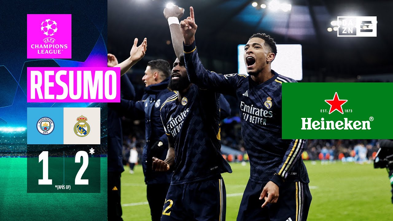 Resumo | Man City 1-1 Real Madrid | Champions League 23/24