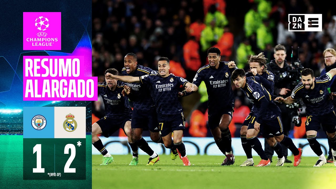 Resumo alargado | Man City 1-1 Real Madrid | Champions League 23/24