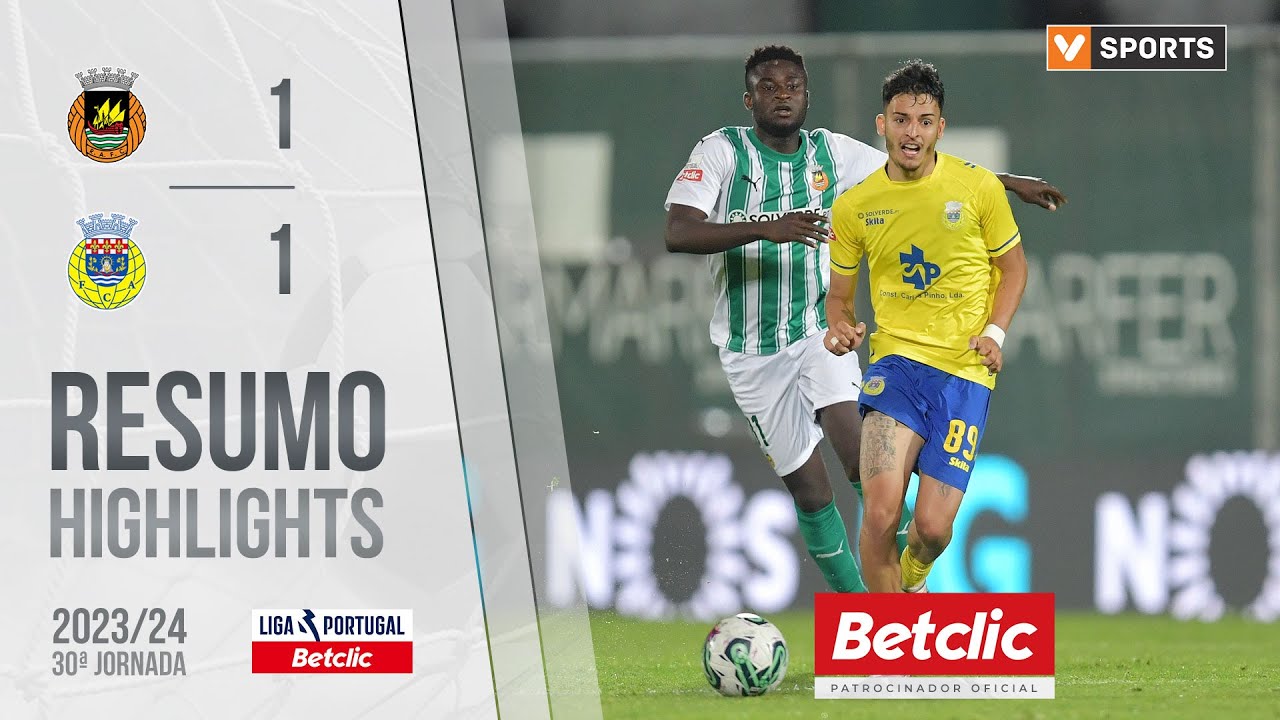 Resumo: Rio Ave 1-1 Arouca (Liga 23/24 #30)