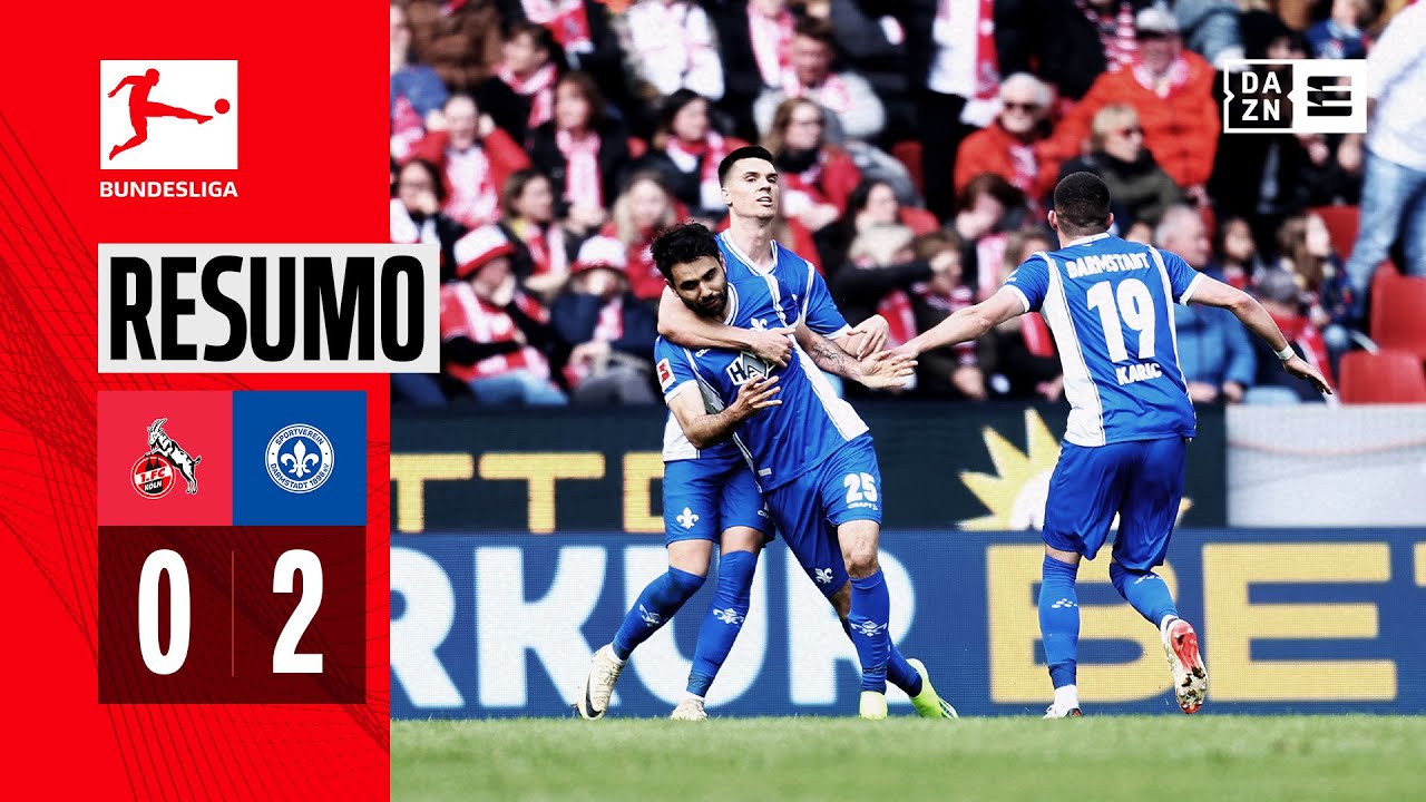 Resumo | Koln 0-2 Darmstadt | Bundesliga 23/24