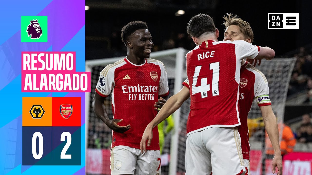 Resumo alargado | Wolves 0-2 Arsenal | Premier League 23/24