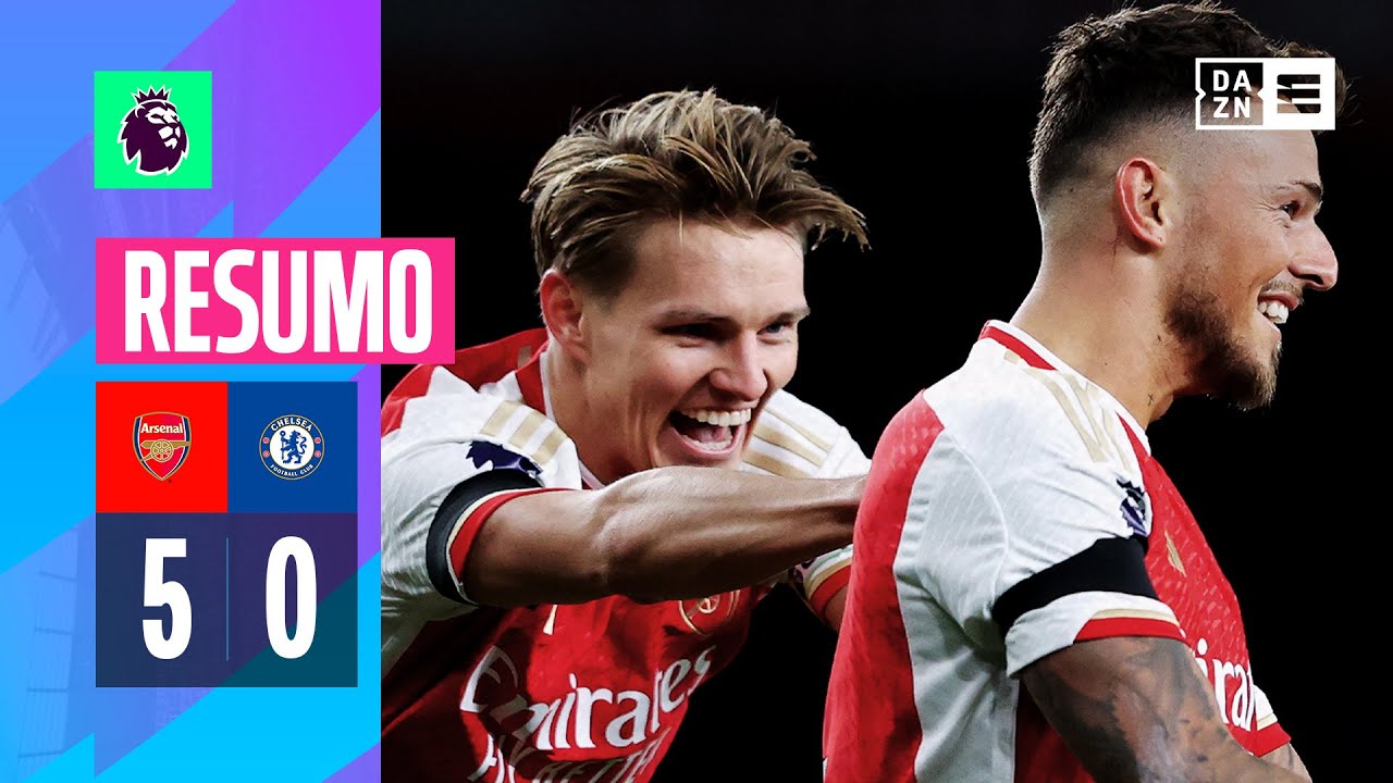 Resumo | Arsenal 5-0 Chelsea | Premier League 23/24
