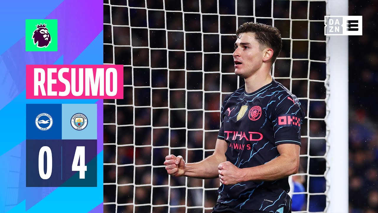 Resumo | Brighton 0-4 Man City | Premier League 23/24