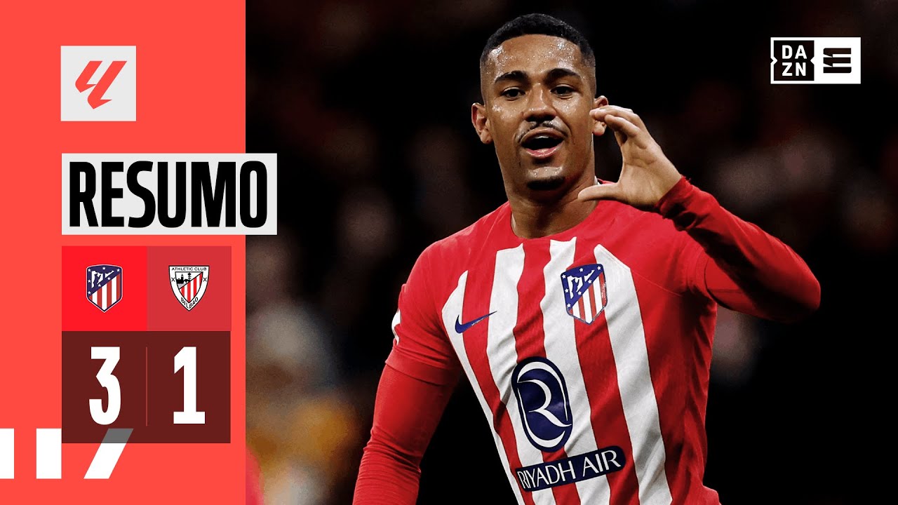 Resumo | Atletico Madrid 3-1 Athletic Bilbao | LaLiga 23/24