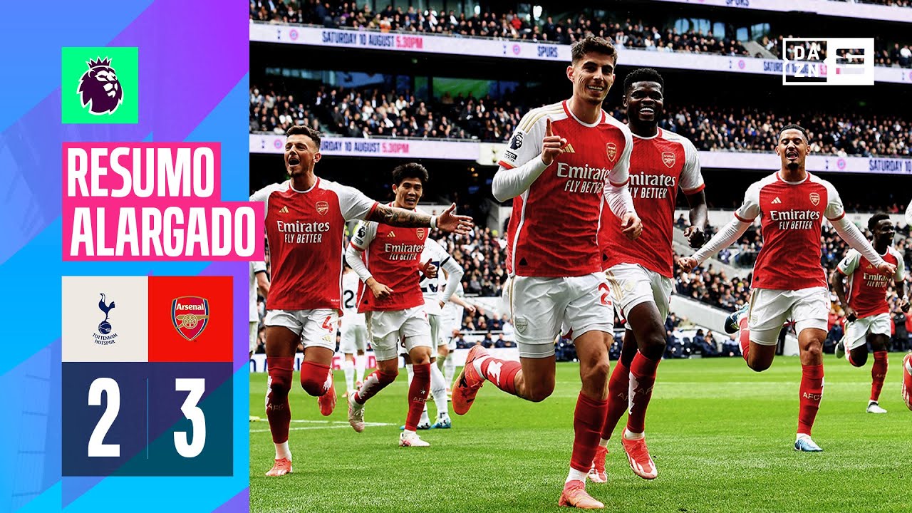 Resumo alargado | Tottenham 2-3 Arsenal | Premier League 23/24