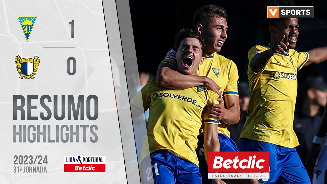 Resumo: Estoril 1-0 Famalic&atilde;o (Liga 23/24 #31)