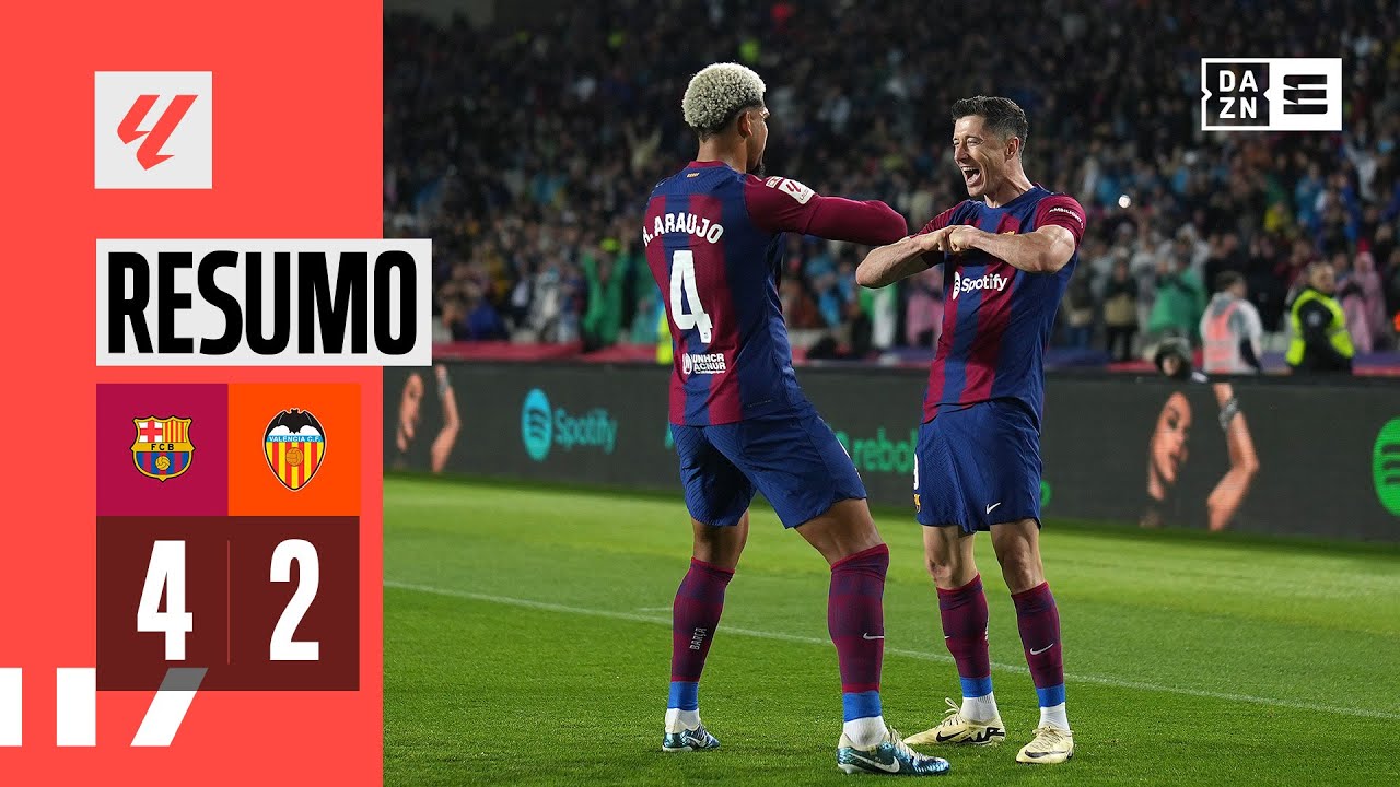 Resumo | Barcelona 4-2 Valencia | LaLiga 23/24