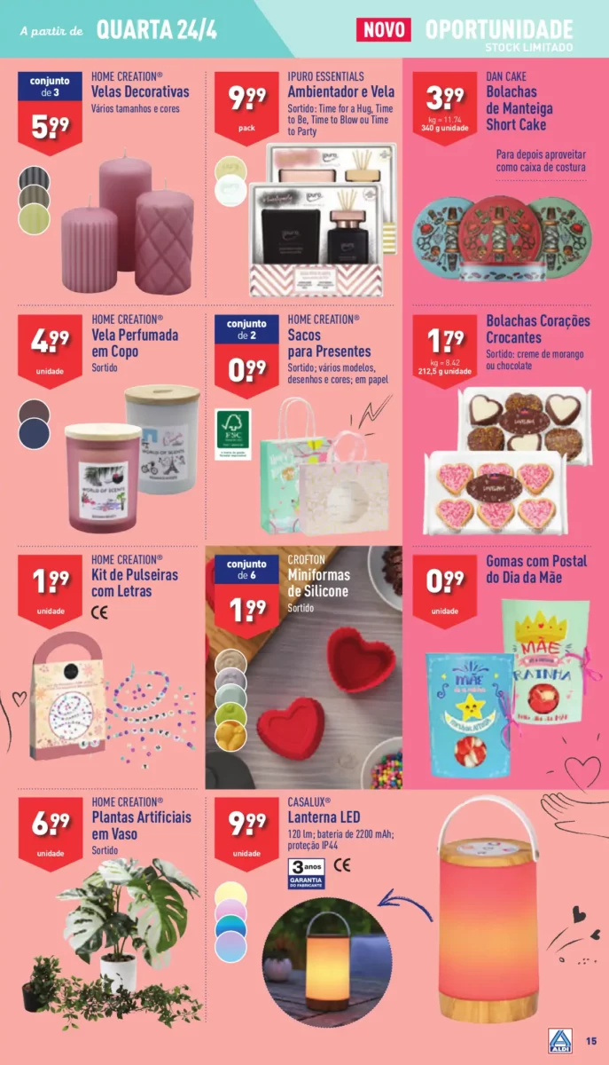 Antevis&atilde;o Folheto ALDI (24 a 30 abril)