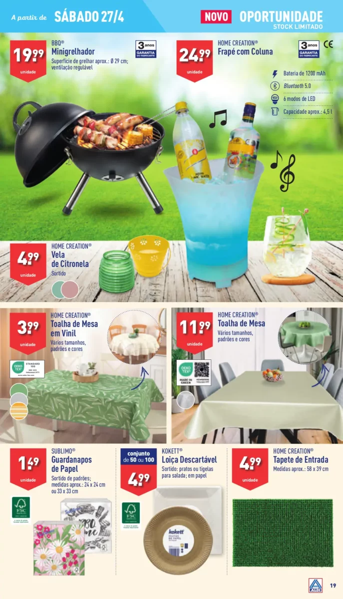 Antevis&atilde;o Folheto ALDI (24 a 30 abril)