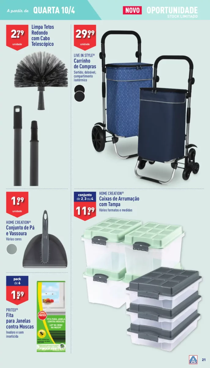 Antevis&atilde;o Folheto ALDI (10 a 16 abril)