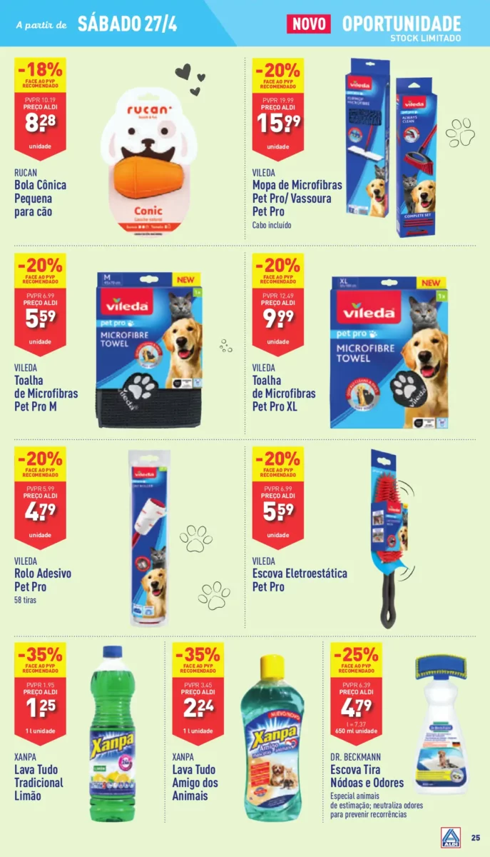 Antevis&atilde;o Folheto ALDI (24 a 30 abril)