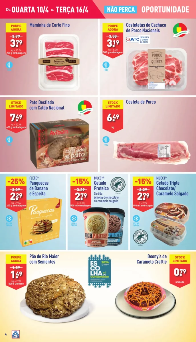 Antevis&atilde;o Folheto ALDI (10 a 16 abril)