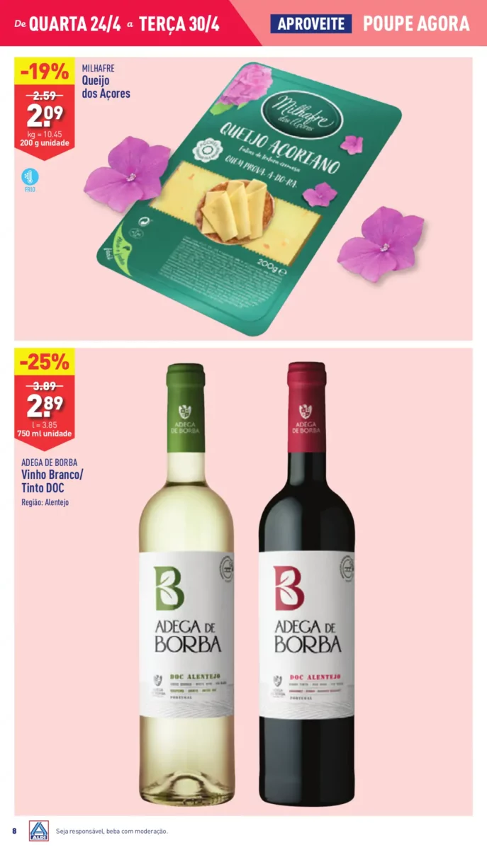 Antevis&atilde;o Folheto ALDI (24 a 30 abril)
