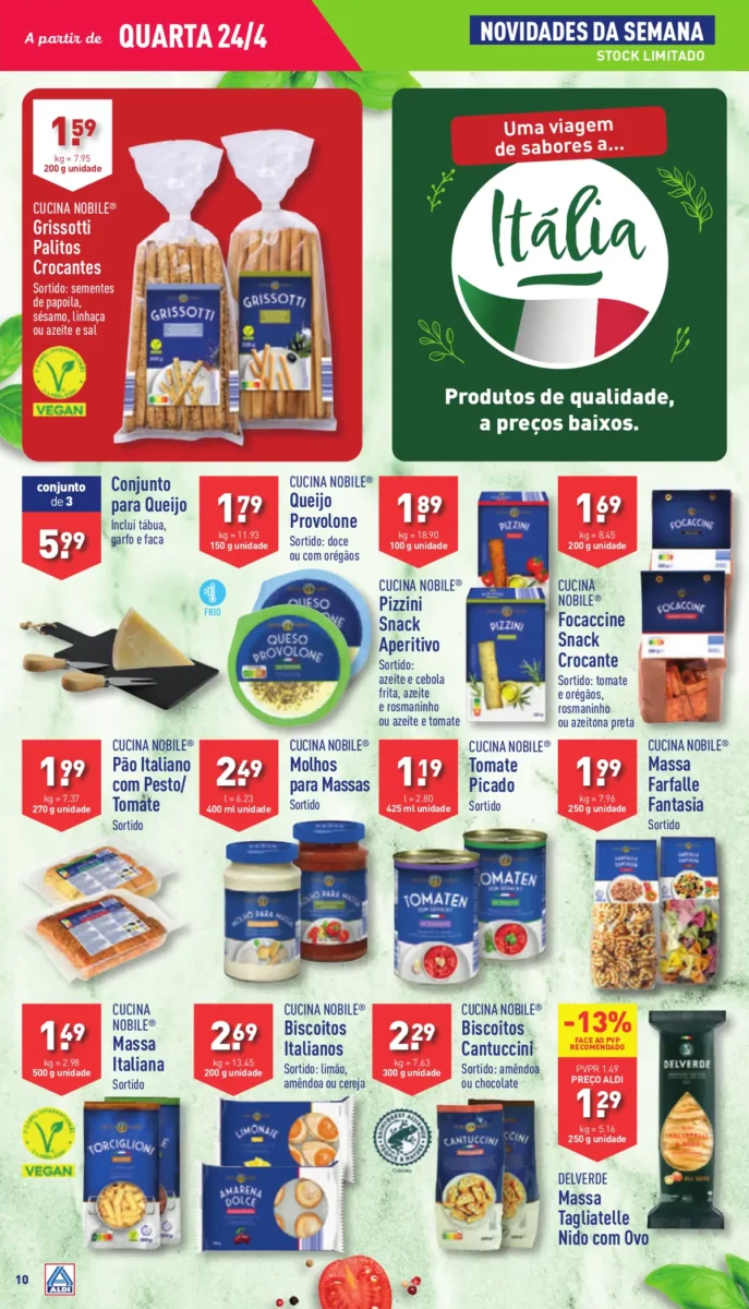 Antevis&atilde;o Folheto ALDI (24 a 30 abril)
