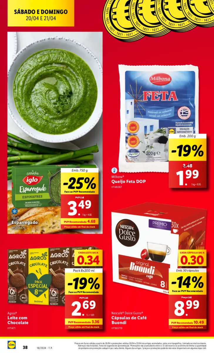 Antevis&atilde;o Folheto LiDL Fim-de-semana (20 e 21 abril)