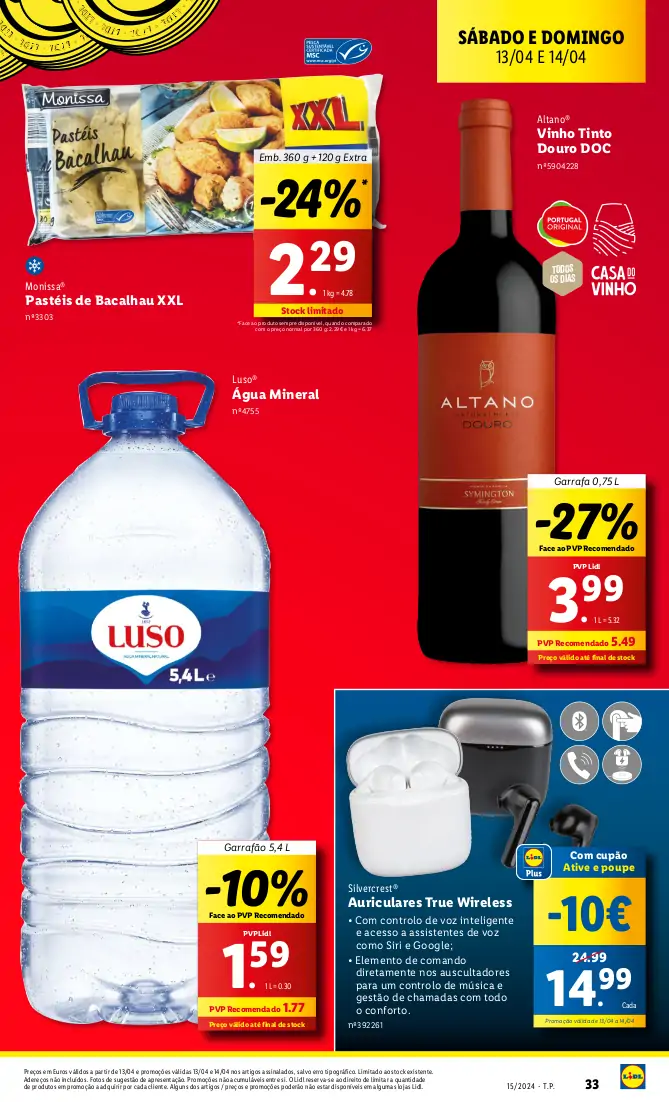 Antevis&atilde;o Folheto LiDL Fim-de-semana (13 e 14 abril)