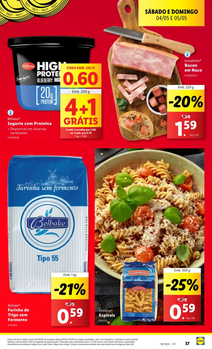 Antevis&atilde;o Folheto LiDL Fim-de-semana (4 e 5 maio)