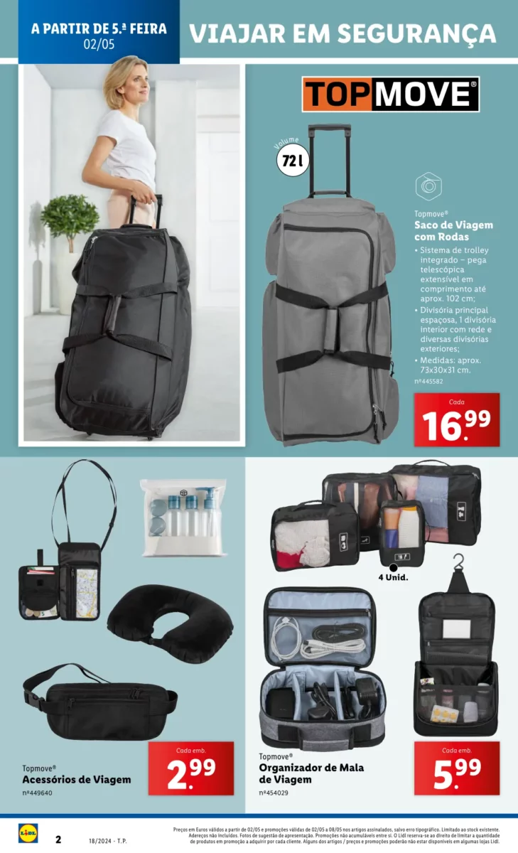 Antevis&atilde;o Folheto LiDL Novidades (a partir de 2 maio)