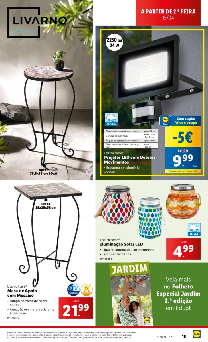 Antevis&atilde;o Folheto LiDL Novidades (a partir de 11 abril)