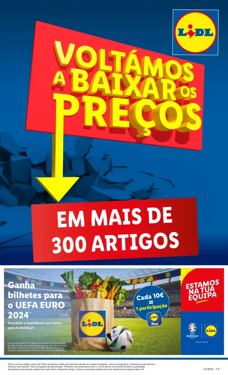 Antevis&atilde;o Folheto LiDL Novidades (a partir de 11 abril)