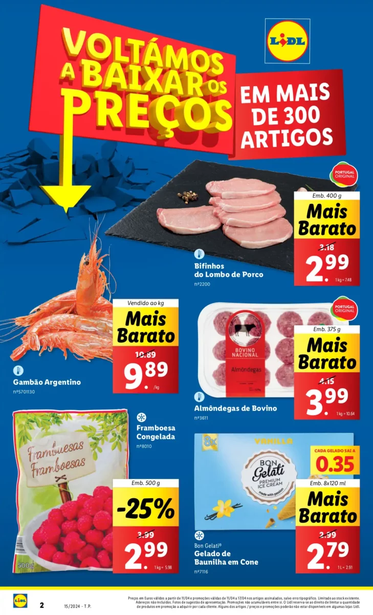 Antevis&atilde;o Folheto LiDL Novidades (a partir de 11 abril)