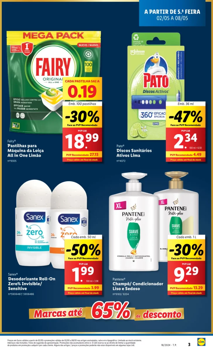 Antevis&atilde;o Folheto LiDL Novidades (a partir de 2 maio)