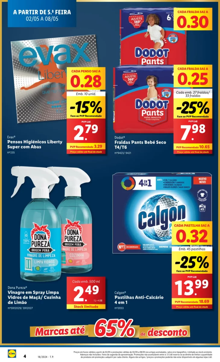 Antevis&atilde;o Folheto LiDL Novidades (a partir de 2 maio)