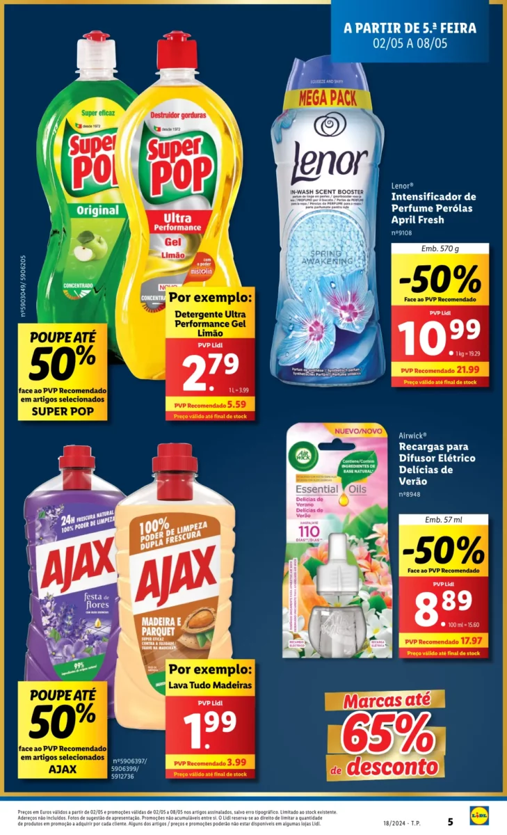 Antevis&atilde;o Folheto LiDL Novidades (a partir de 2 maio)