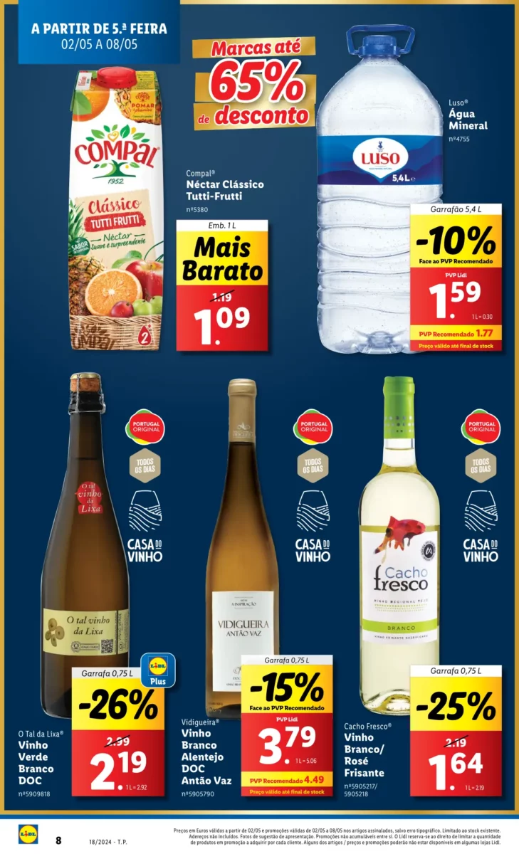 Antevis&atilde;o Folheto LiDL Novidades (a partir de 2 maio)
