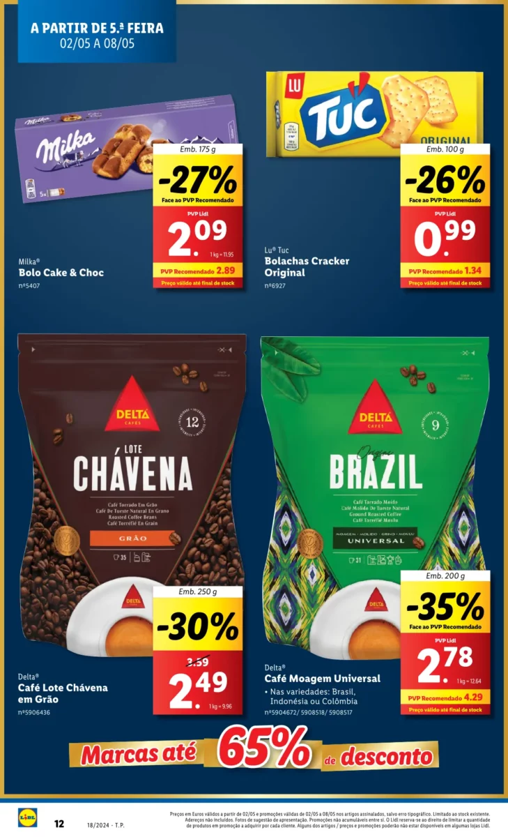 Antevis&atilde;o Folheto LiDL Novidades (a partir de 2 maio)