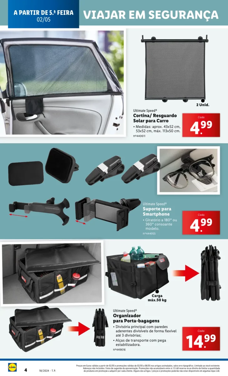 Antevis&atilde;o Folheto LiDL Novidades (a partir de 2 maio)