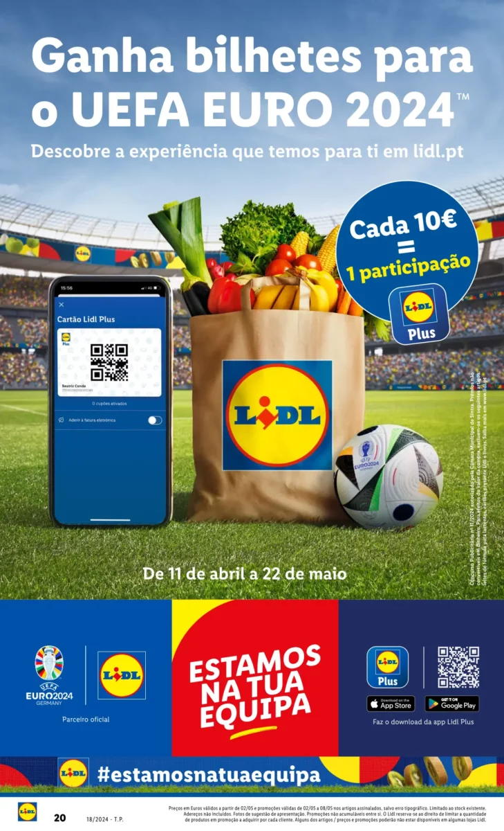 Antevis&atilde;o Folheto LiDL Novidades (a partir de 2 maio)