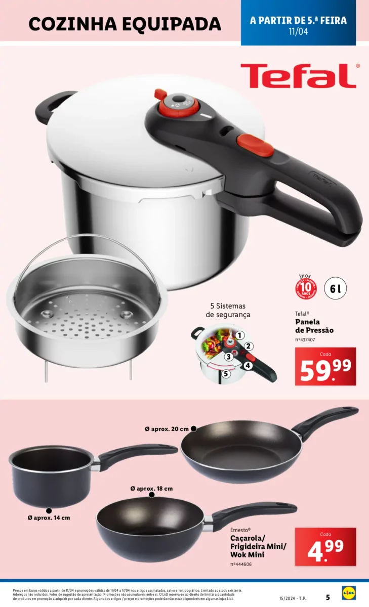 Antevis&atilde;o Folheto LiDL Novidades (a partir de 11 abril)