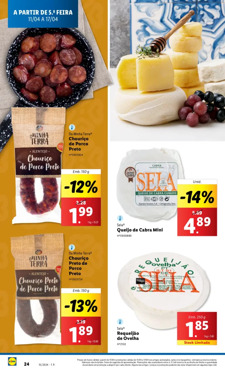 Antevis&atilde;o Folheto LiDL Novidades (a partir de 11 abril)