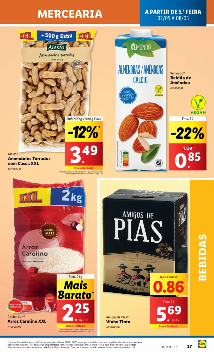 Antevis&atilde;o Folheto LiDL Novidades (a partir de 2 maio)