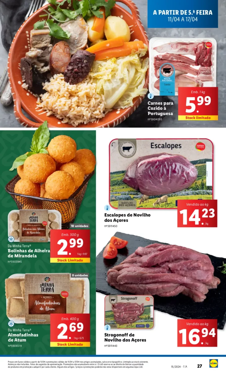 Antevis&atilde;o Folheto LiDL Novidades (a partir de 11 abril)