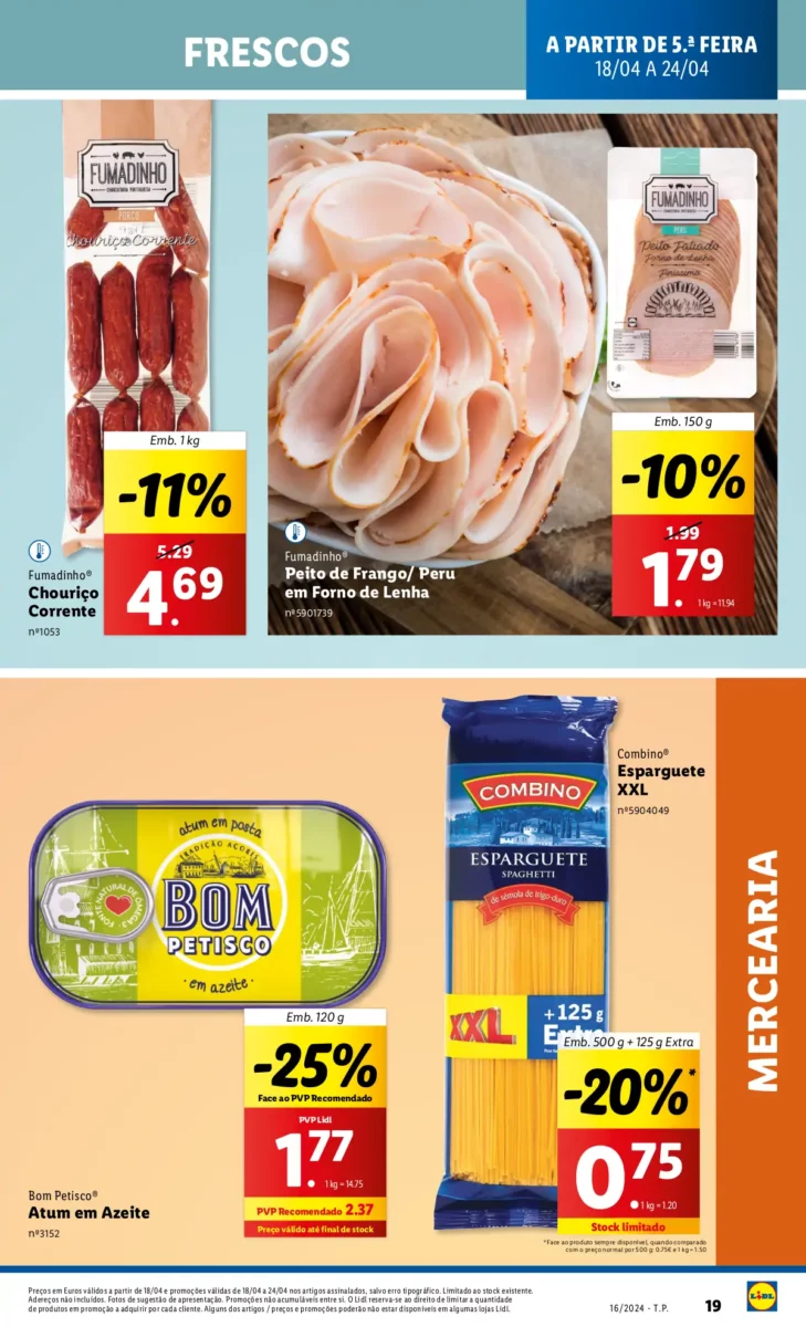 Antevis&atilde;o Folheto LiDL Novidades (18 a 24 abril)