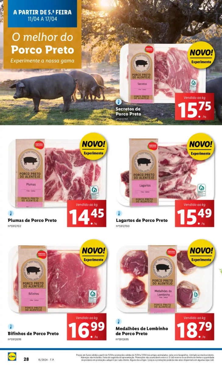 Antevis&atilde;o Folheto LiDL Novidades (a partir de 11 abril)