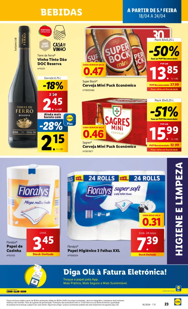 Antevis&atilde;o Folheto LiDL Novidades (18 a 24 abril)