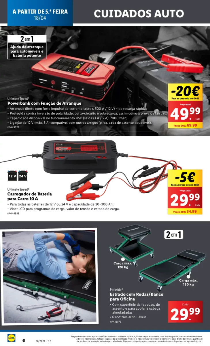 Antevis&atilde;o Folheto LiDL Novidades (18 a 24 abril)